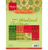 DESIGNER BLÖCKE  / DESIGNER PAPER De Marianne Design Eline BosKerstmis, PrettyPapers A5, 8 ontwerpen 32 vellen
