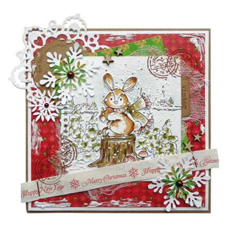 DESIGNER BLÖCKE  / DESIGNER PAPER Marianne Design Eline's Woodland Christmas, PrettyPapers A5, 8 designs 32 sheets