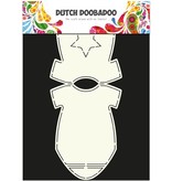 Dutch DooBaDoo A4 sjabloon: De kaart van de baby