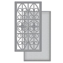 Punching and embossing template: eddy strip panel