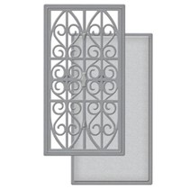 Stanz- und Prägeschablone: Wirbelstreifenplatte