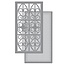 Spellbinders und Rayher Punching and embossing template: eddy strip panel