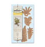 Spellbinders und Rayher Bokse og preging mal: Ferns