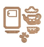Spellbinders und Rayher Punching and embossing template: Some Like it Hot