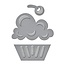 Spellbinders und Rayher Stansning og prægning skabelon: Cupcake