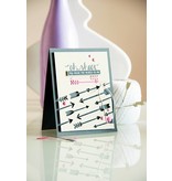 Spellbinders und Rayher Stanz- und Prägeschablone: Pfeilen