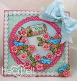 Heartfelt Creations aus USA Stempel Set + passende Stanz- und Prägeschablone