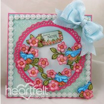 Stamp Set + bijpassende stempelen en embossing stencil