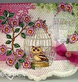 Heartfelt Creations aus USA Stempel Set + passende Stanz- und Prägeschablone
