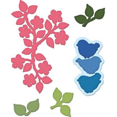 Heartfelt Creations aus USA Stempel Set + passende Stanz- und Prägeschablone