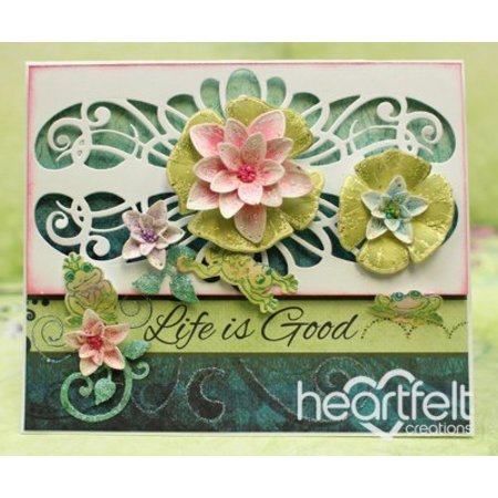 Heartfelt Creations aus USA 2 sets de sellos a juego + y el estampado de la plantilla