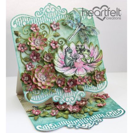 Heartfelt Creations aus USA 2 sets de sellos a juego + y el estampado de la plantilla