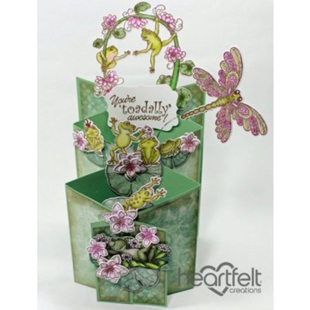 Heartfelt Creations aus USA 2 sets de sellos a juego + y el estampado de la plantilla