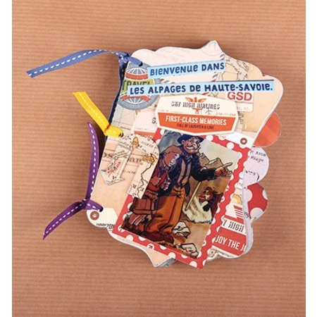 Objekten zum Dekorieren / objects for decorating Vintage Scrap Book, A6