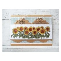 Transparent Stamp: Sunflowers