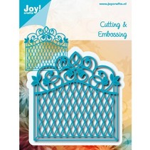 Ponsen en embossing sjabloon: decoratief frame Vintage Goal