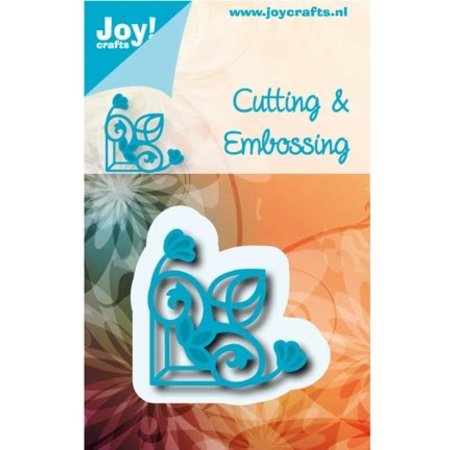 Joy!Crafts und JM Creation Troquelado y estampado en relieve plantilla: Esquina de la vendimia