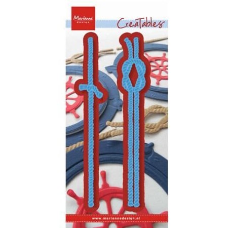Marianne Design Bokse og preging mal: Ropes