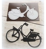 Joy!Crafts und JM Creation Ponsen en embossingmal: fiets