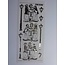 Sticker Decorative sticker, embossed in great detail, 10 x 23cm.