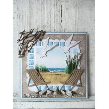 Marianne Design Punching and embossing template: Deckchair