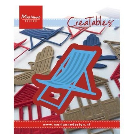 Marianne Design Punching and embossing template: Deckchair