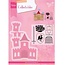 Marianne Design Stamping and embossing stencil + stamp designs: Ritterburg