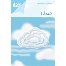 Ponsen en embossing sjabloon: 3 Cloud