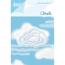 Punching and embossing template: 3 Cloud
