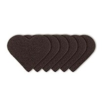 Plagsom enhet, "hjerteinfarkt" + 3 biter av sandpapir i form av hardt