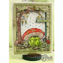 EXCLUSIVO HEARTFELT dos EUA! Set Punção: Flirting Frogs