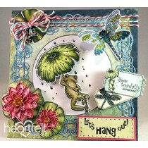 ESCLUSIVO HEARTFELT dagli Stati Uniti! Imposta di bollo: Froggy Hangout