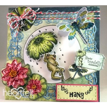 Heartfelt Creations aus USA EXCLUSIVE HEARTFELT aus den USA! Stempel Set: Froggy Hangout