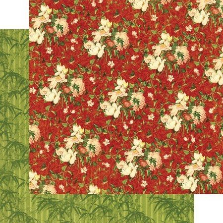 Designer Papier Scrapbooking: 30,5 x 30,5 cm Papier Bird Song Harmonia Papel Bonito, 30.5 x 30.5 cm.