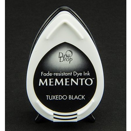 FARBE / INK / CHALKS ... Memento dugdråber stempel blæk InkPad Tuxedo Black