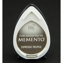 gocce di rugiada MEMENTO timbro a inchiostro Inkpad Espresso Tartufo