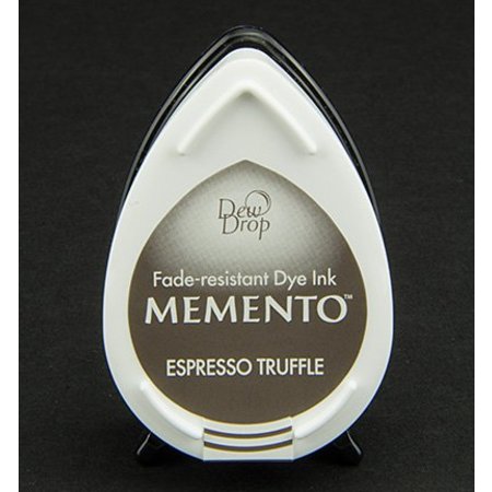 FARBE / INK / CHALKS ... dewdrops Memento selo inkpad tinta Espresso Truffle