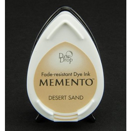 FARBE / INK / CHALKS ... Memento dugdråber stempel blæk InkPad-Desert Sand