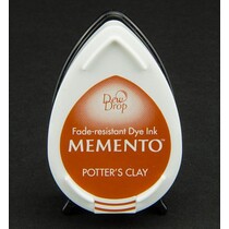 MEMENTO dauwdruppels stempel inkt Inkpad-Potters Clay