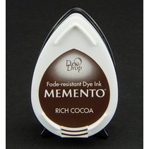 MEMENTO dewdrops stamp ink InkPad-Potters Rich Cocoa
