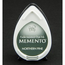 MEMENTO dewdrops stamp ink InkPad-Potters Northern Pine