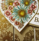 Creative Expressions Gummistempel, Heart of Blossoms