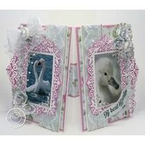 Bastel TIP: ponsen - en embossing stencil, het hoogste kader en 3 corners