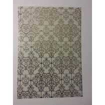 1 Bogen Deko-Karton "Barock", gold-laminiert