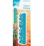 Joy!Crafts und JM Creation Stansning og prægning skabelon: Border med blomster