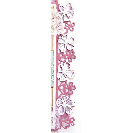 Joy!Crafts und JM Creation Punching and embossing template: Border with flowers