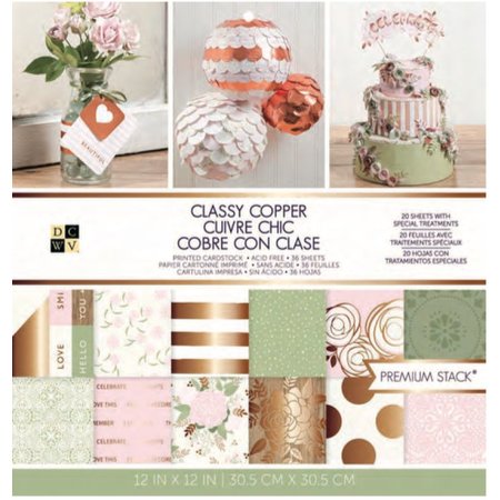 DCWV und Sugar Plum Classy cobre premium Pilha, Designersblock