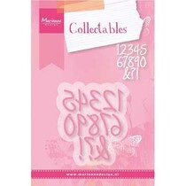 Ponsen en embossing sjabloon: Cijfers