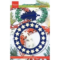 Estampagem e gravação stencil, estrela guindaste LR0126