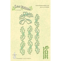 Cutting en embossing stencils Lea'bilities, Kerstmis Borders.